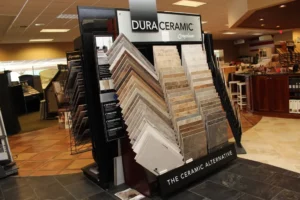 Flooring samples at showroom | Leicester Flooring